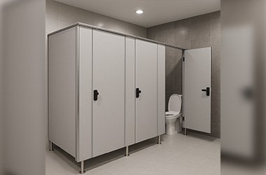 Cubicle Phenolic Solusi Partisi Toilet Modern, Tahan Lama, dan Estetis – Java Cubicle