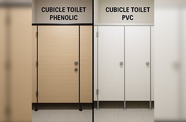 perbedaan cubicle toilet pvc dan cubicle phenolic